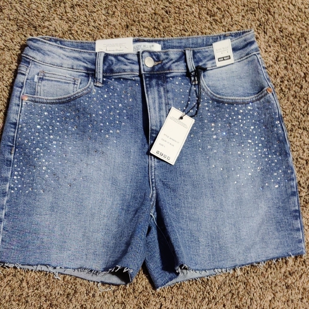 Blue Denim Women's Shorts